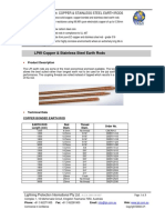 LPI® Copper & Stainless Steel Earth Rods: o o o o