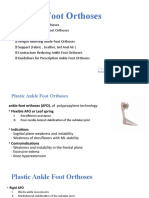 Ankle Foot Orthoses
