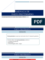 Amenaza de Parto Pretérmino: Int. Ayala Sipiran Roberto, Int. Lozada Vidaurre Stephanie - HRDLM