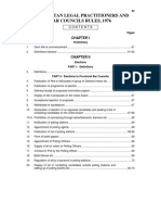 Pakistan Bar Council Election Rules Summary