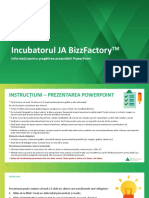 Sablon prezentare Exemplu Plan de Afaceri Incubator JA BizzFactory  2021