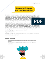 Worksheet - Latihan Mindfulness - Keluar Dari Auto-Pilot