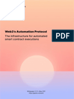 Web3's Automation Protocol: The Infrastructure For Automated Smart Contract Executions