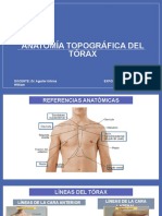 Anatomía Topográfica Del Torax
