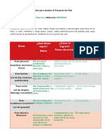 Matriz Proyecto de Vida