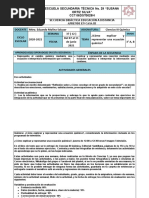 Secuencia Didáctica de Ciencias 3