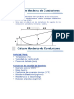 CALCULO MECANICO DE CONDUCTORES