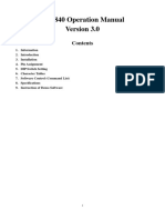 DSP840 Operation Manual