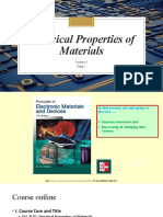 Electrical Properties of Materials: Chap 1