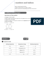 WS - Chapter-4 Negative Numbers and Indices