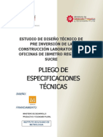 Pliego Especificaciones Tecnicas Ibmetro Sucre Final