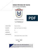 Tarea Parabola