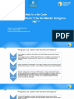 Análisis del Programa de Desarrollo Territorial Indígena PDTI