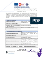 Ficha Técnica de Resultados (Programa PREVI)