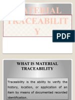 Material Traceability Final