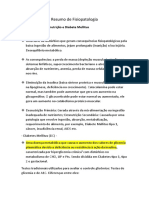 Resumo de Fisiopatologia - 2018