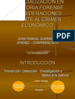 Nivelatorio en Auditoria (Especializacion Ad Forense)