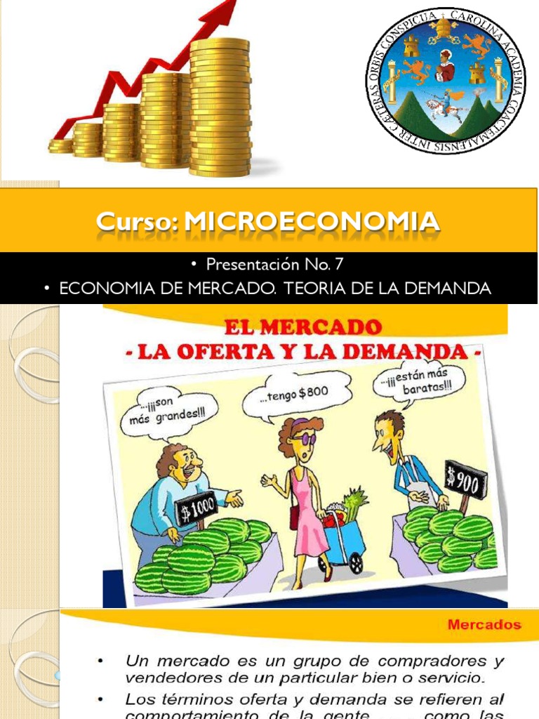 Teoría de la Demanda en Microeconomía | PDF | Oferta y demanda | Oferta ...