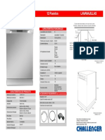 Ficha Tecnica Lavavajillas