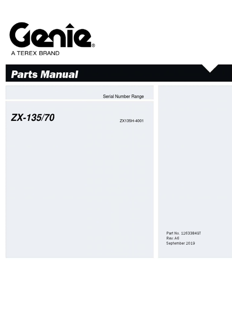 Parts Manual: Serial Number Range | PDF | Automotive