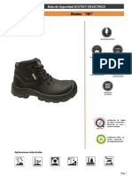 Bota de seguridad SCUTECT modelo RIO para industrias