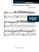 Descending Horizontal Triplets - Lick 2