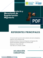 Derecho Migratorio y Mecanismos de Regularizaciòn