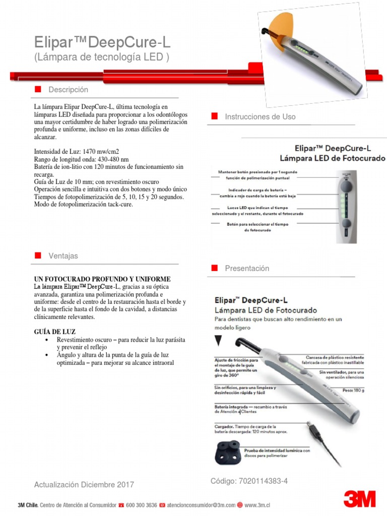 Lampara Elipar DeepCure L | PDF | Computadoras