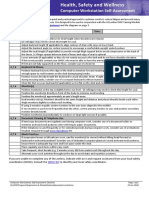 Computer Workstation Checklist