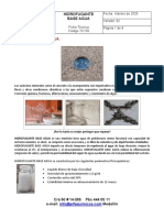 Hidrofugante Base Agua Tc156