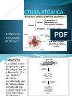 Estructura Atómica 1ro Sec.