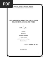Download Unnaturalness in English Vietnamese Translation - Causes and Cures by songchidechet SN52651990 doc pdf