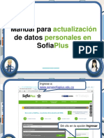 Manual Actualizacion Datos Sofiaplus