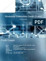 Workshop Elektronika Dasar (3 SKS)