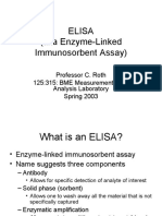 Elisa (Aka Enzyme-Linked Immunosorbent Assay)