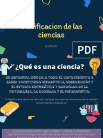 Clasificación de Las Ciencias