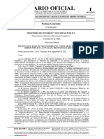 Diario Oficial - Protocolo Carabineros Ante Manifestaciones