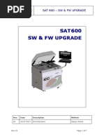 SAT 600 - SW & FW Upgrade