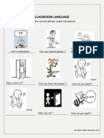 1a. CLASSROOM LANGUAGE AND COMMANDS