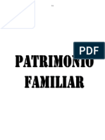 PATRIMONIO FAMILIAR