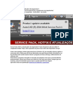 Por que instalar Service Packs, Hotfixes e atualizações no AutoCAD