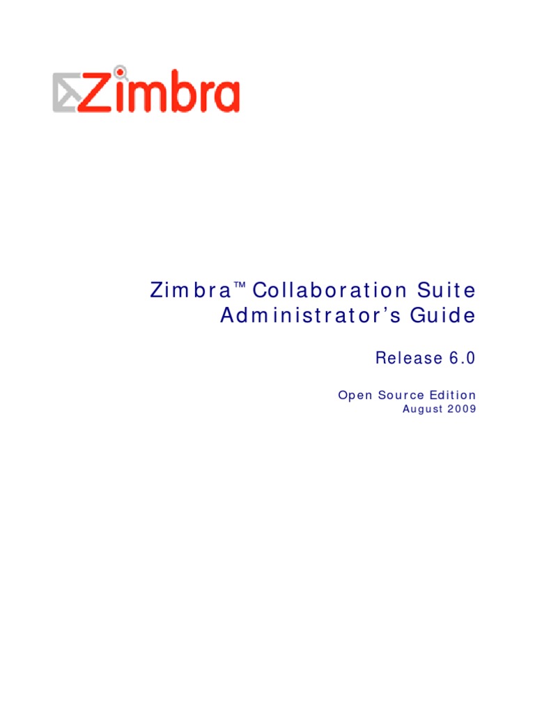 Zimbra Os Admin Guide Pdf Microsoft Exchange Server Web Application