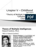 Chapter V - Childhood: Theory of Multiple Intelligences and Giftedness