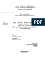 The Clinton Administration and The Taliban