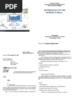 MMW Worksheet 2.5-The Laguage of Logic