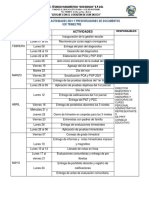 Calendario de Actividades 2021 DB