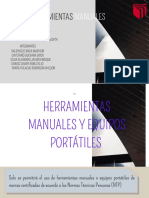 HERRAMIENTAS MANUALES Y EQUIPOS PORTÁTILES