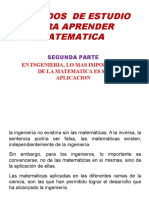 Ii-Metodos de Estudio para Aprender Matematica