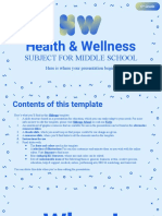 Health Wellness Subject For Middle School 6th Grade Mental Emotional and Social Health