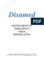 INSTRUMENTAL ESPECIFICO PARA RINOPLASTIA Disamed